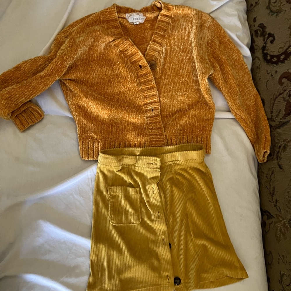 Kids yellow dress set